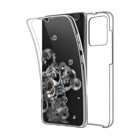 Funda de Silicona 360º para Samsung Galaxy S20 Ultra Transparente